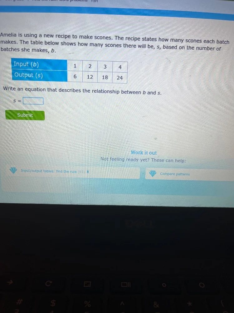 amelia is using a new recipe to make scones. the recipe states how many…