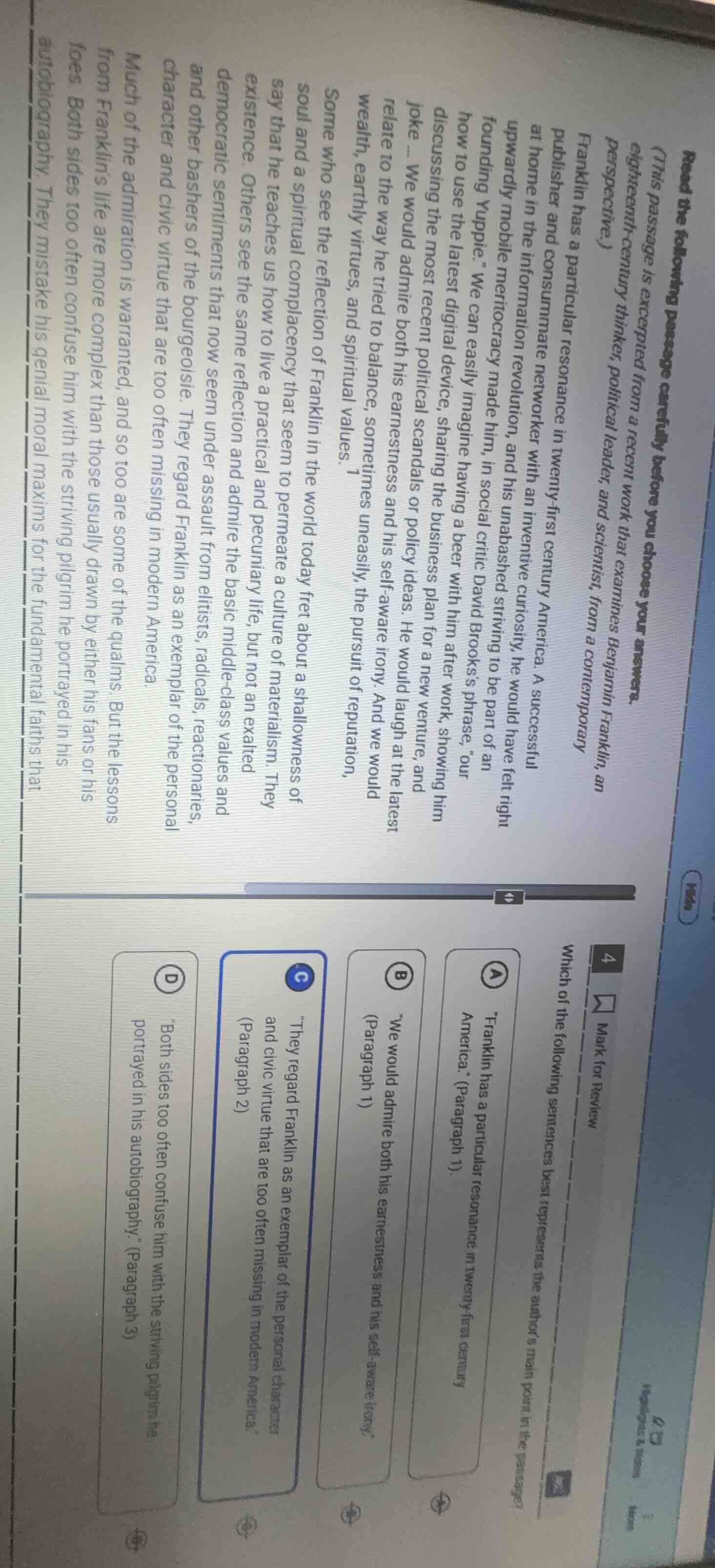 read the following passage carefully before you choose your answers.(th…