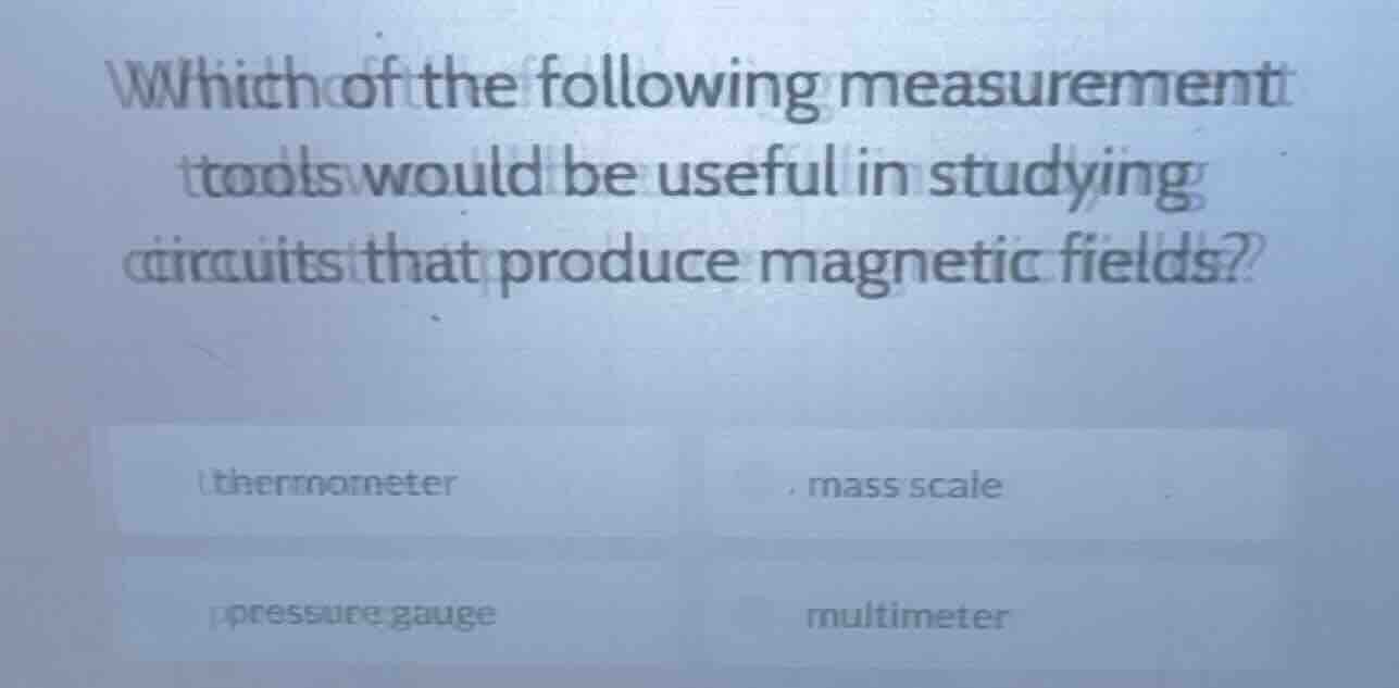 which of the following measurement tools would be useful in studying ci…