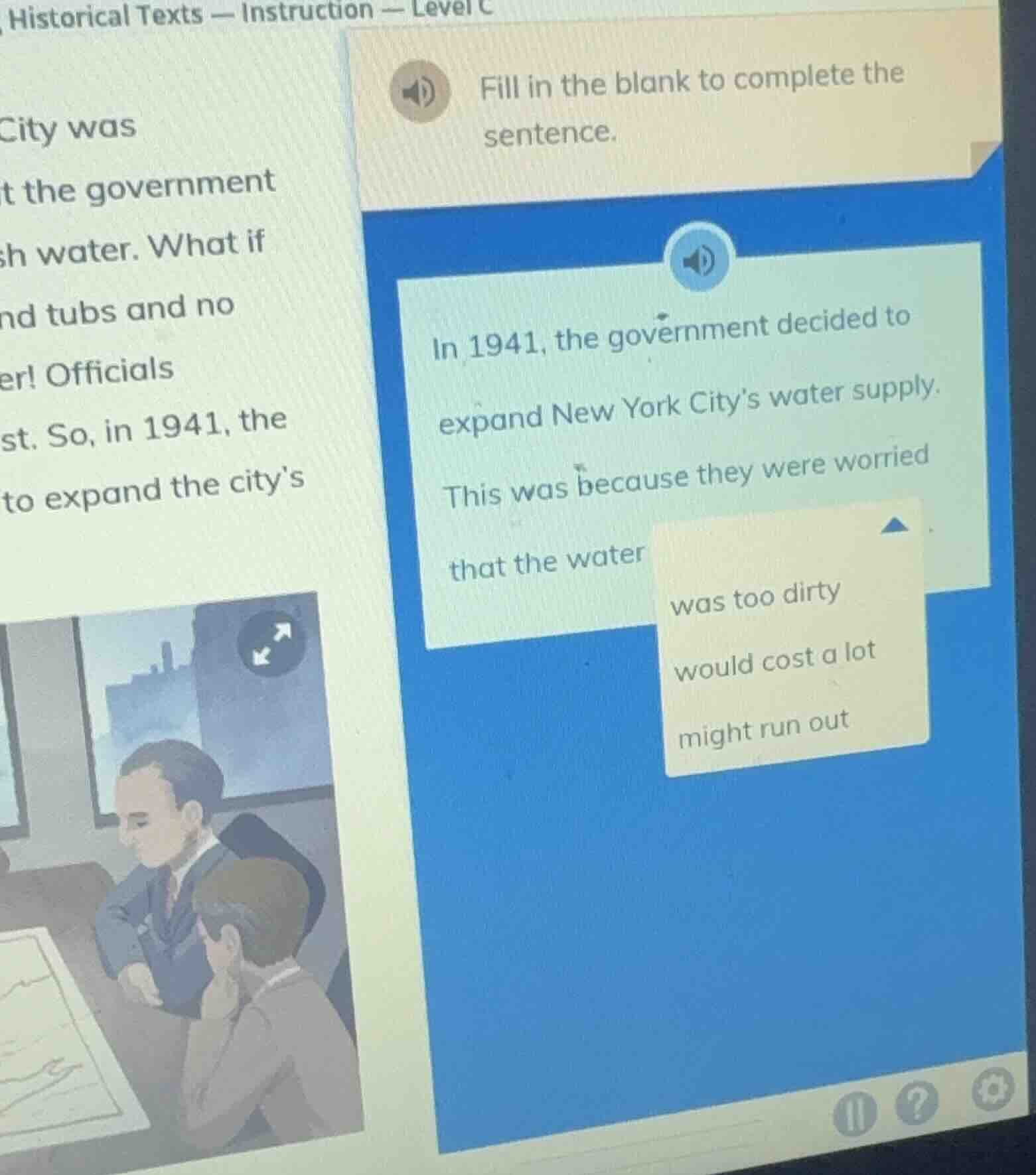 historical texts — instruction — level c city was t the government h wa…