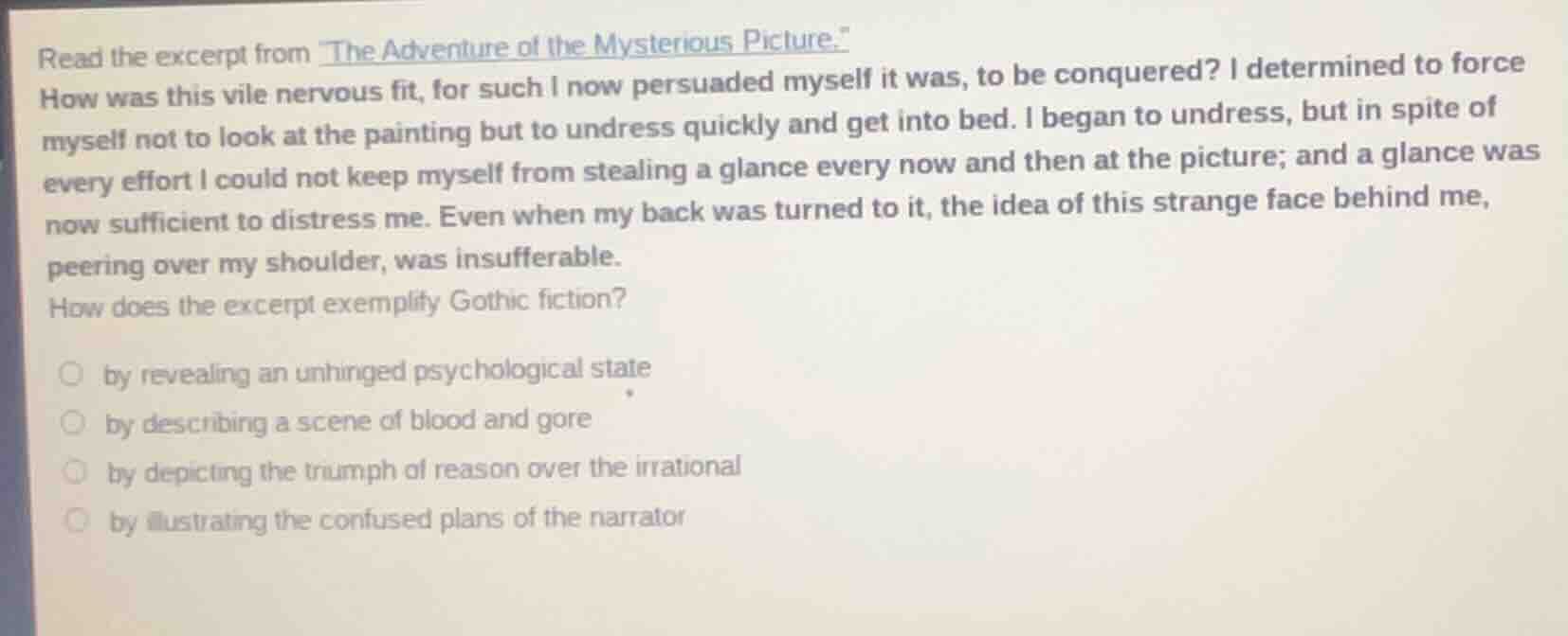 read the excerpt from the adventure of the mysterious picture.how was t…