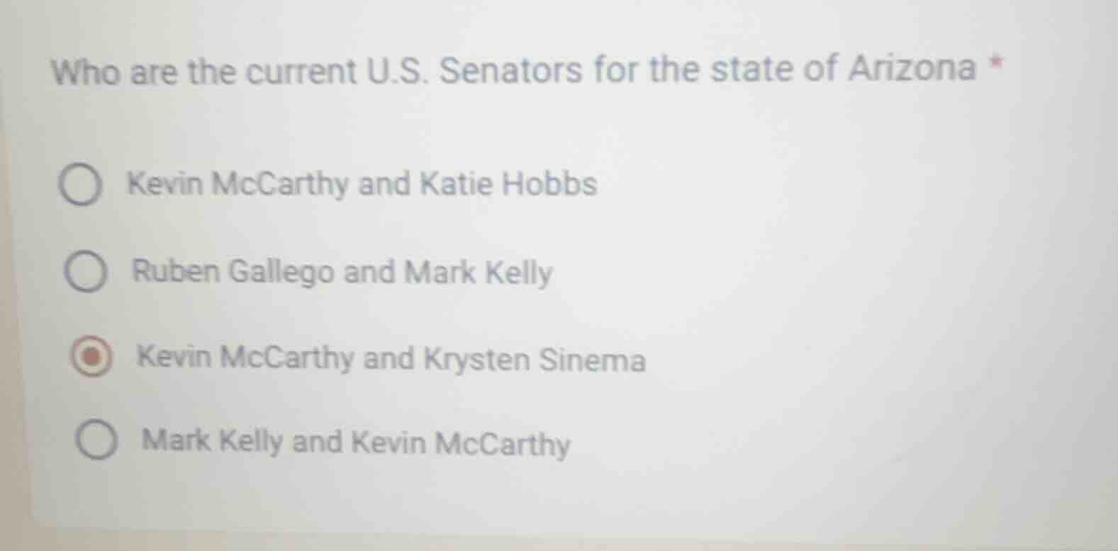 who are the current u.s. senators for the state of arizona * kevin mcca…