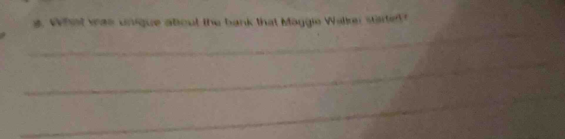 8. what was unique about the bank that maggie walker started?