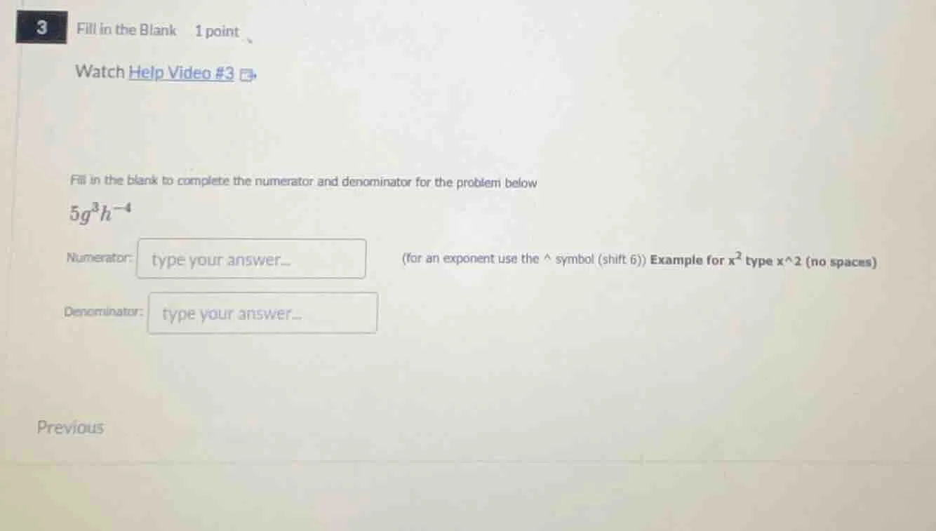 3 fill in the blank 1 point watch help video #3 fill in the blank to co…