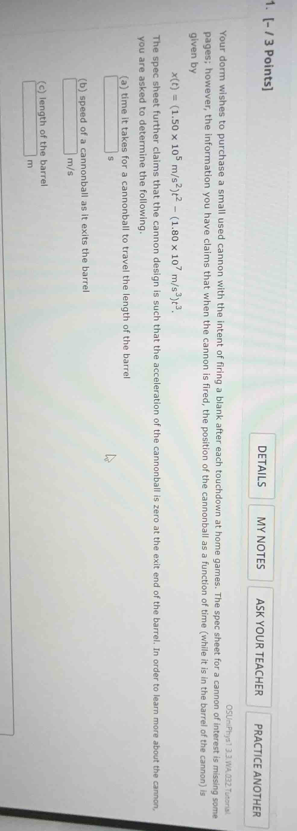 1. - / 3 points details my notes ask your teacher practice another osun…