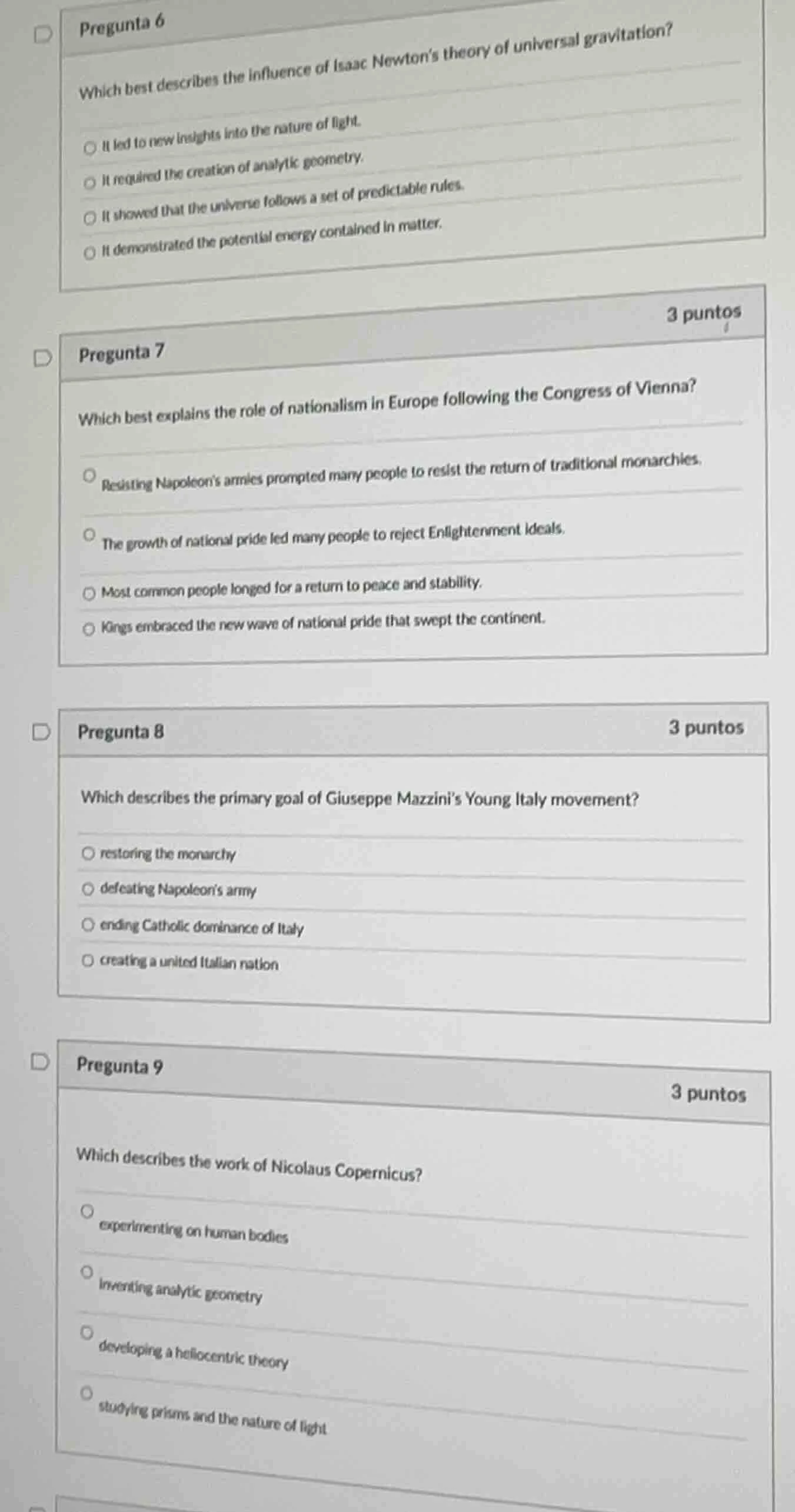 pregunta 6 which best describes the influence of isaac newtons theory o…