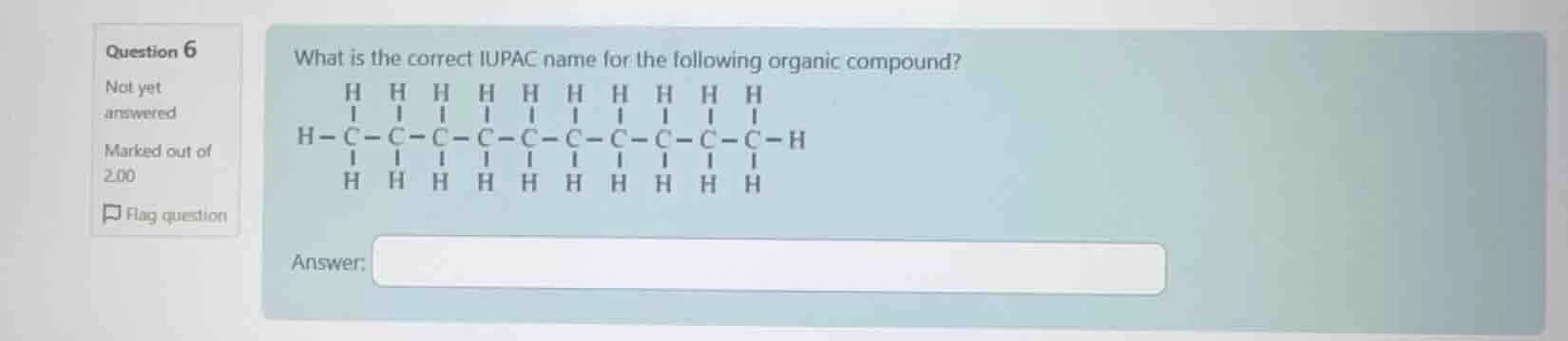 question 6 not yet answered marked out of 2.00 flag question what is th…