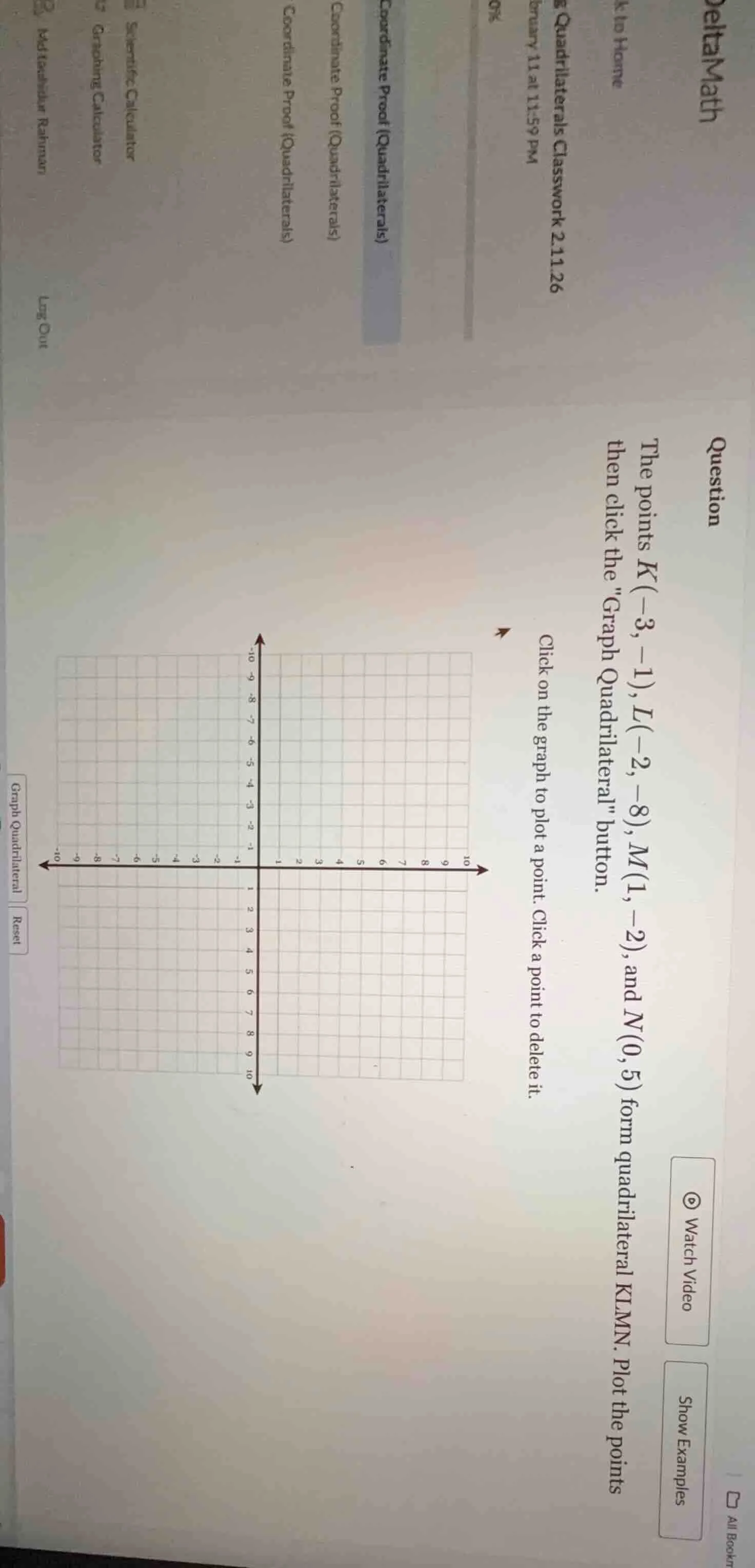 deltamathk to homequadrilaterals classwork 2.11.26bruary 11 at 11:59 pm…
