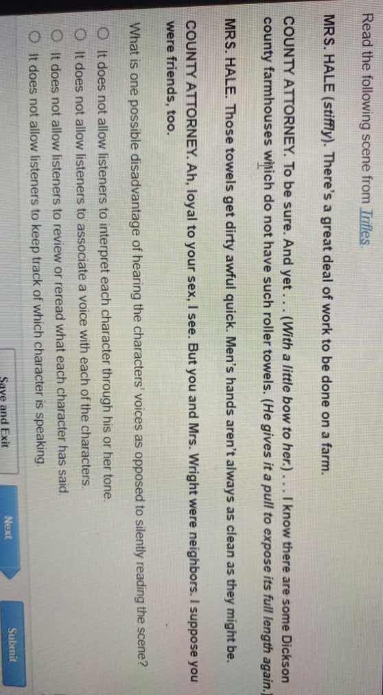 read the following scene from triflesmrs. hale (stiffly). theres a grea…