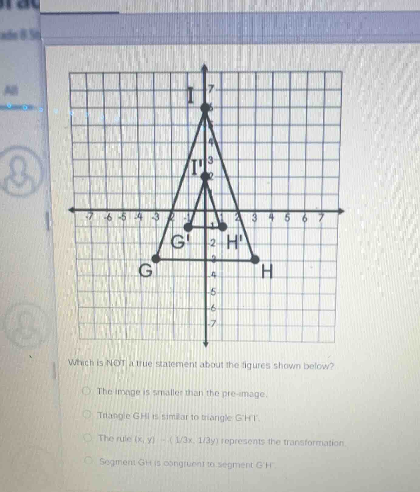 which is not a true statement about the figures shown below?○ the image…