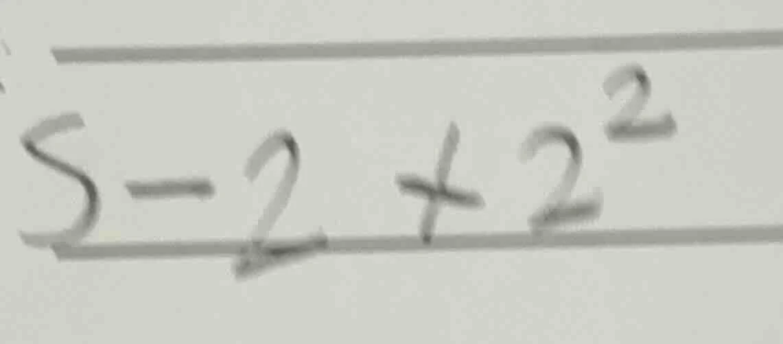 $5 - 2 + 2^{2}$