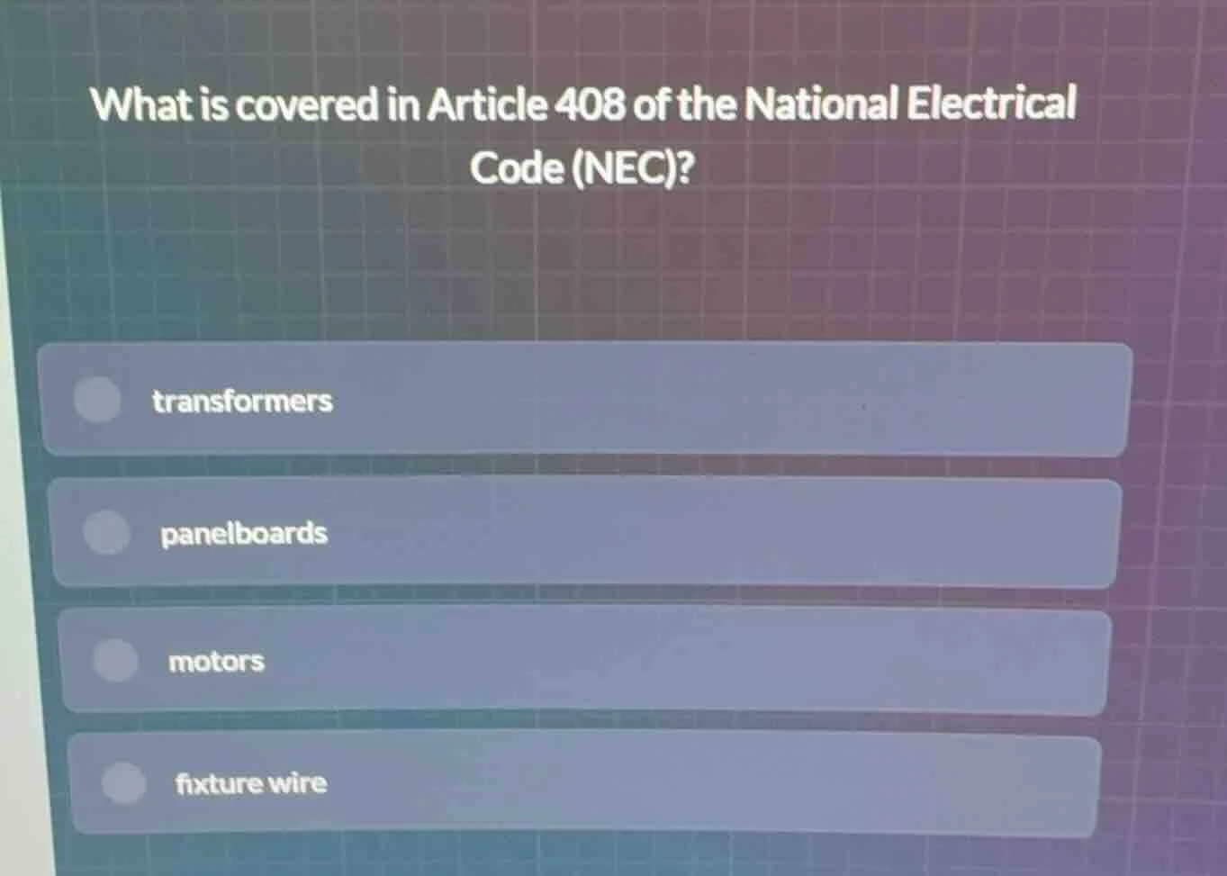 what is covered in article 408 of the national electrical code (nec)? t…