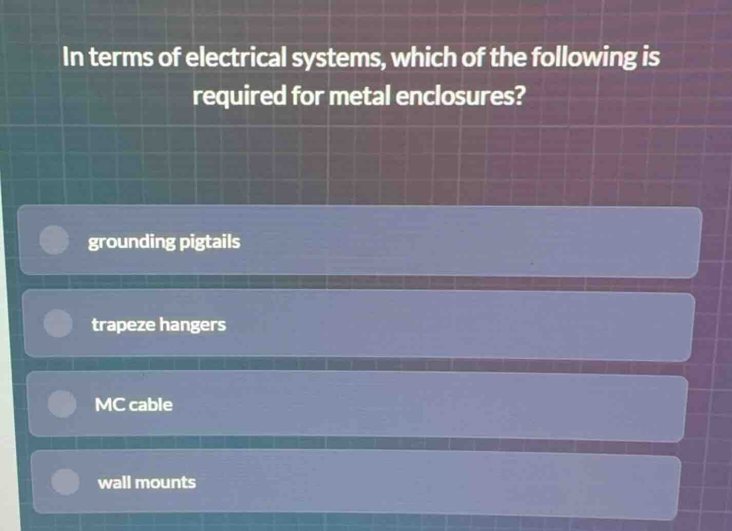 in terms of electrical systems, which of the following is required for …