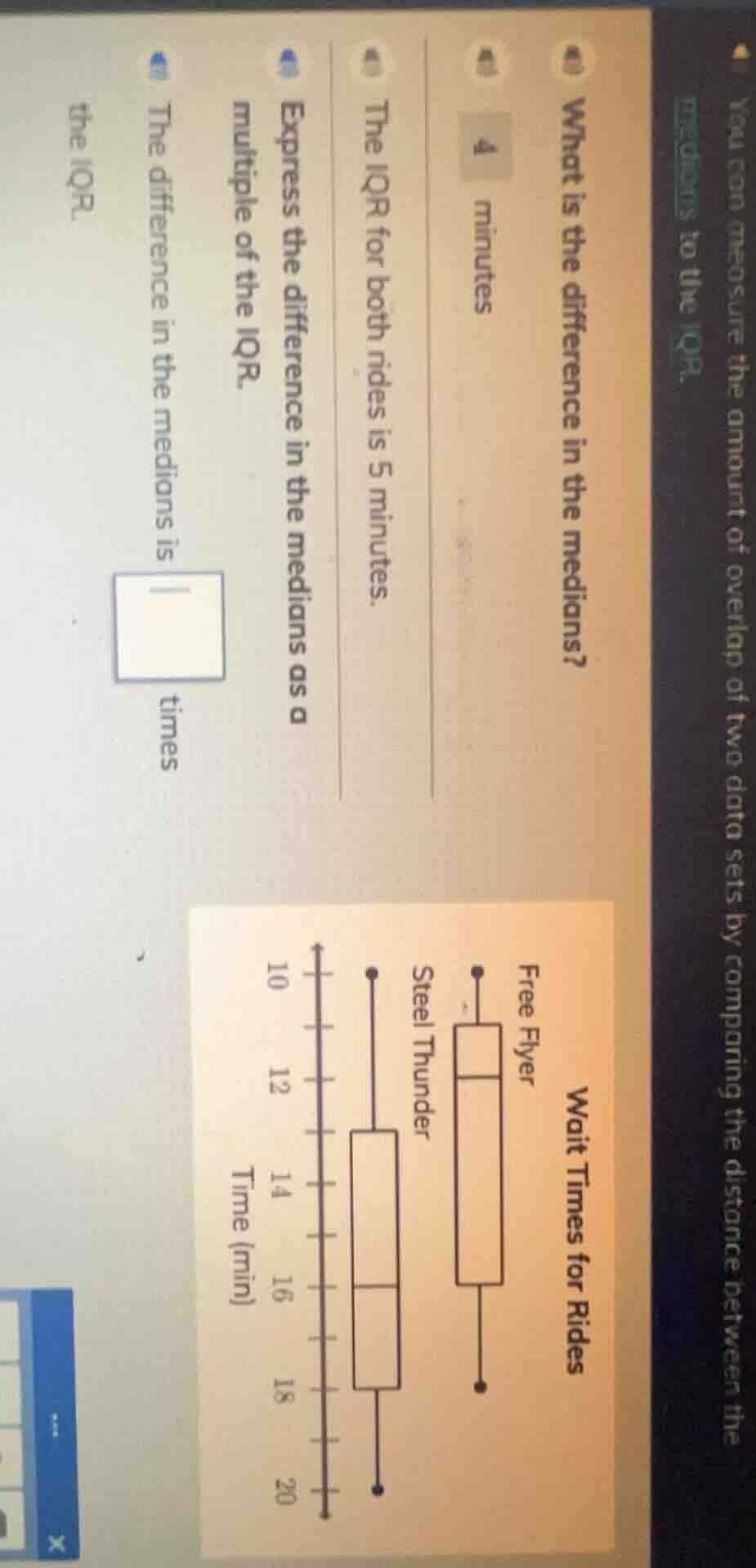 you can measure the amount of overlap of two data sets by comparing the…