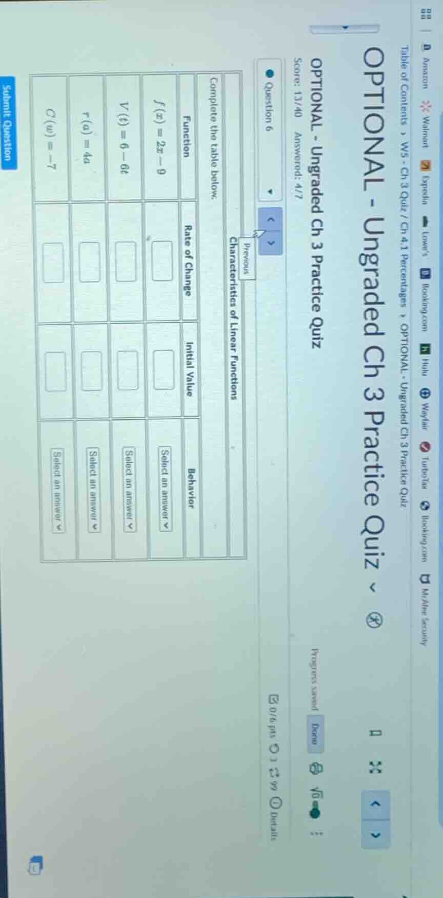 optional - ungraded ch 3 practice quizoptional - ungraded ch 3 practice…
