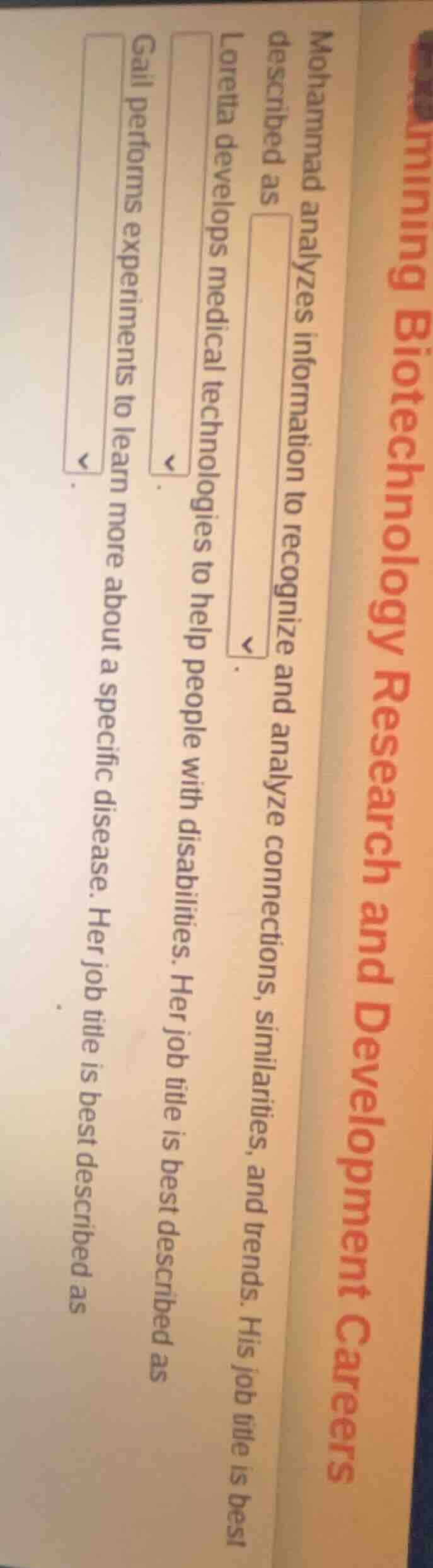 xamining biotechnology research and development careers mohammad analyz…