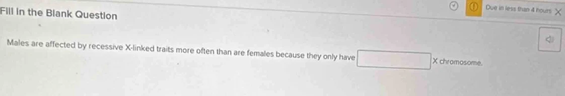 fill in the blank question males are affected by recessive x-linked tra…