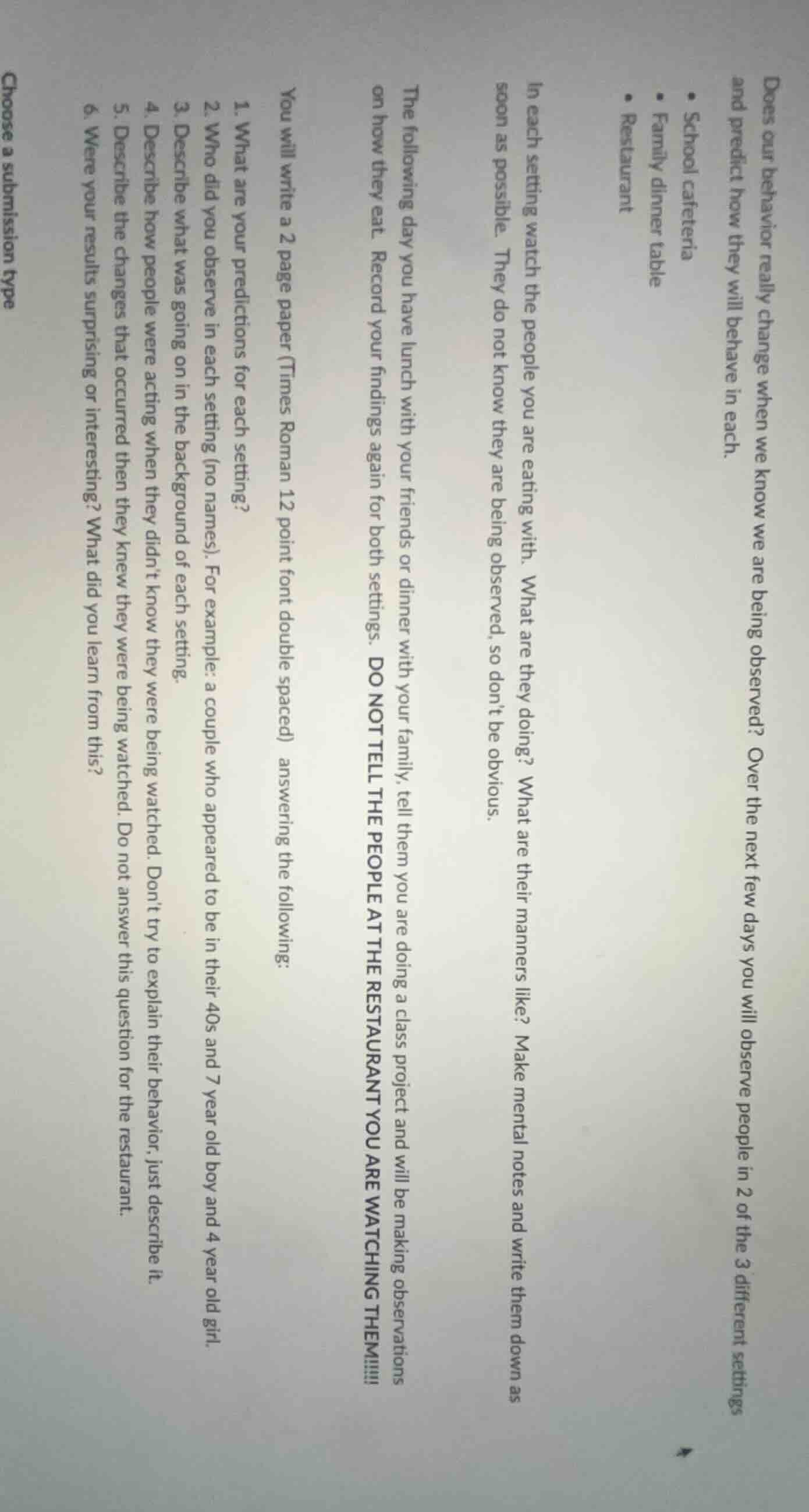 does our behavior really change when we know we are being observed? ove…