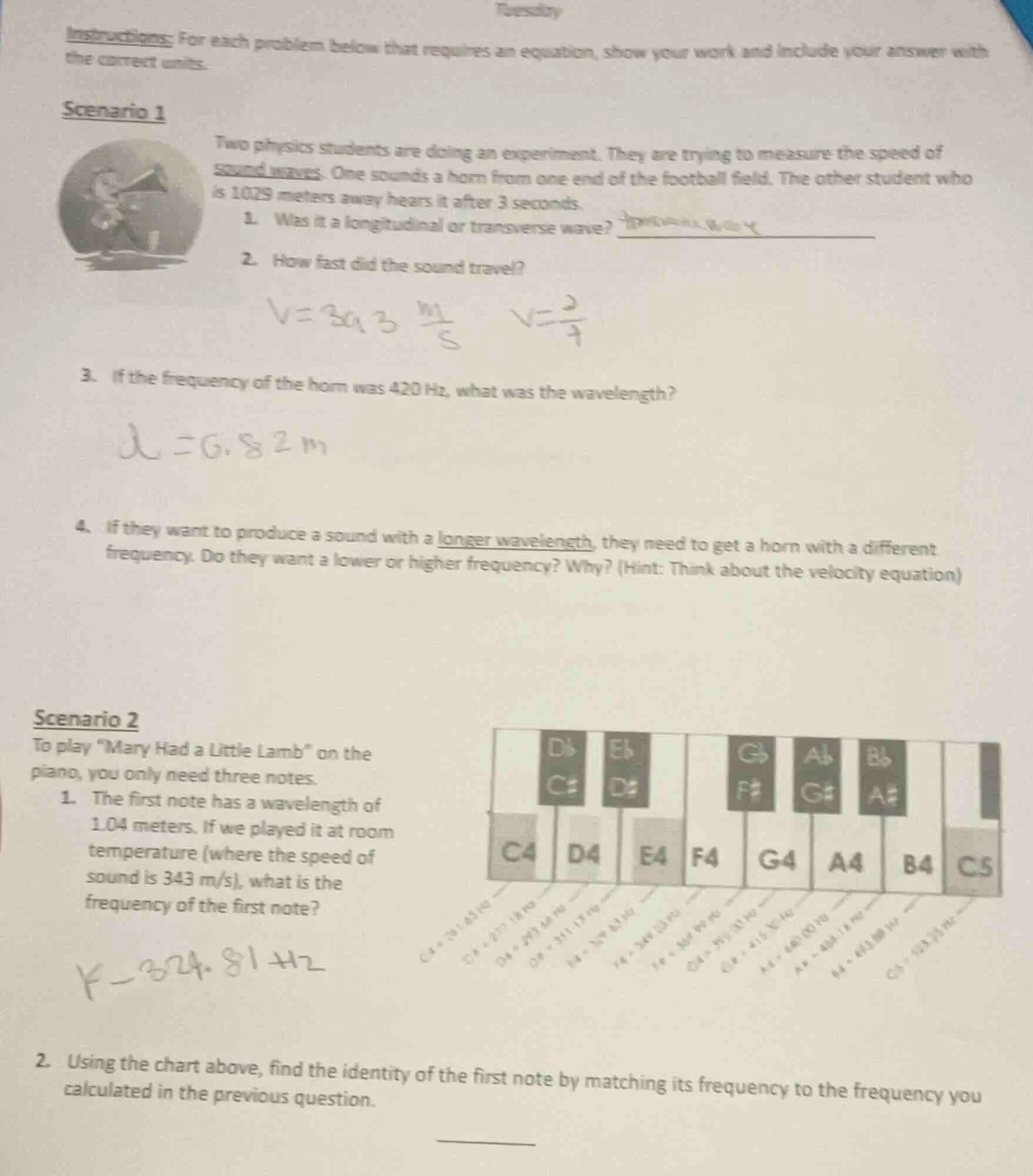 tuesday instructions: for each problem below that requires an equation,…