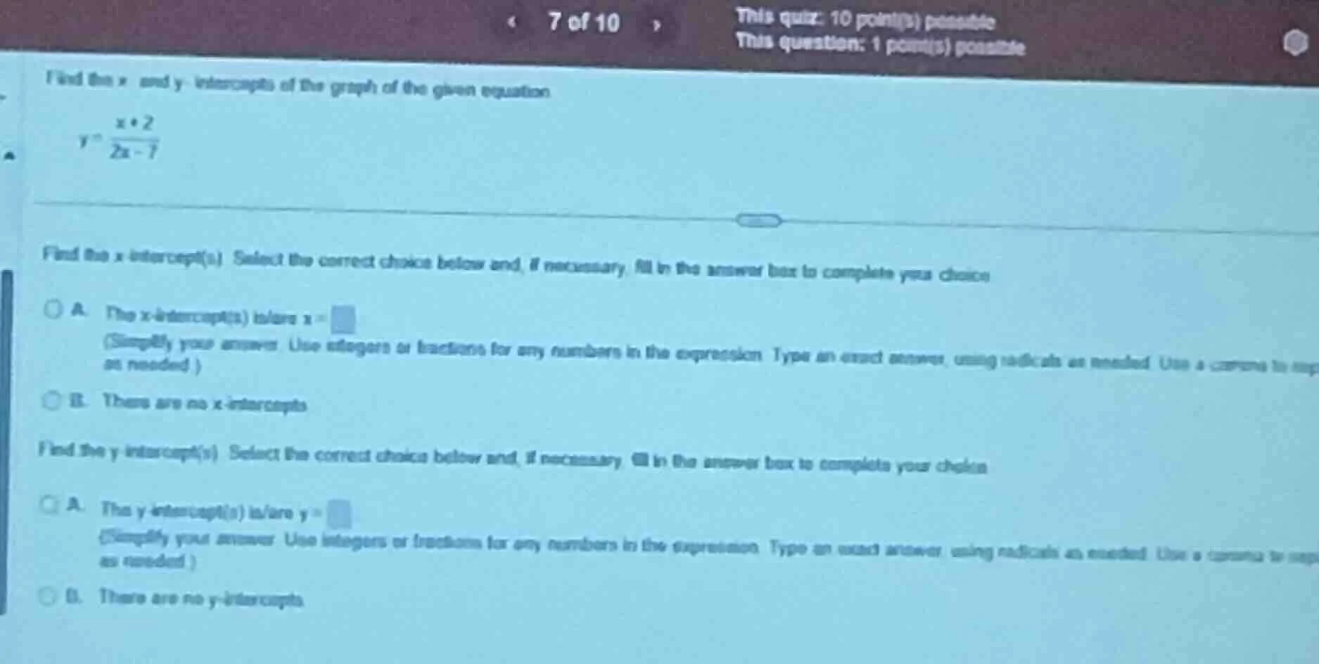 7 of 10this quiz: 10 point(s) possiblethis question: 1 point(s) possibl…