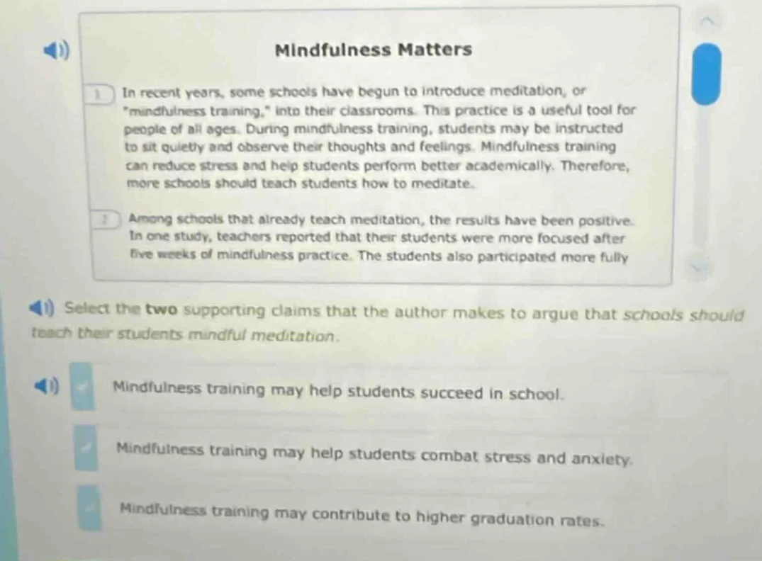 mindfulness matters 1 in recent years, some schools have begun to intro…