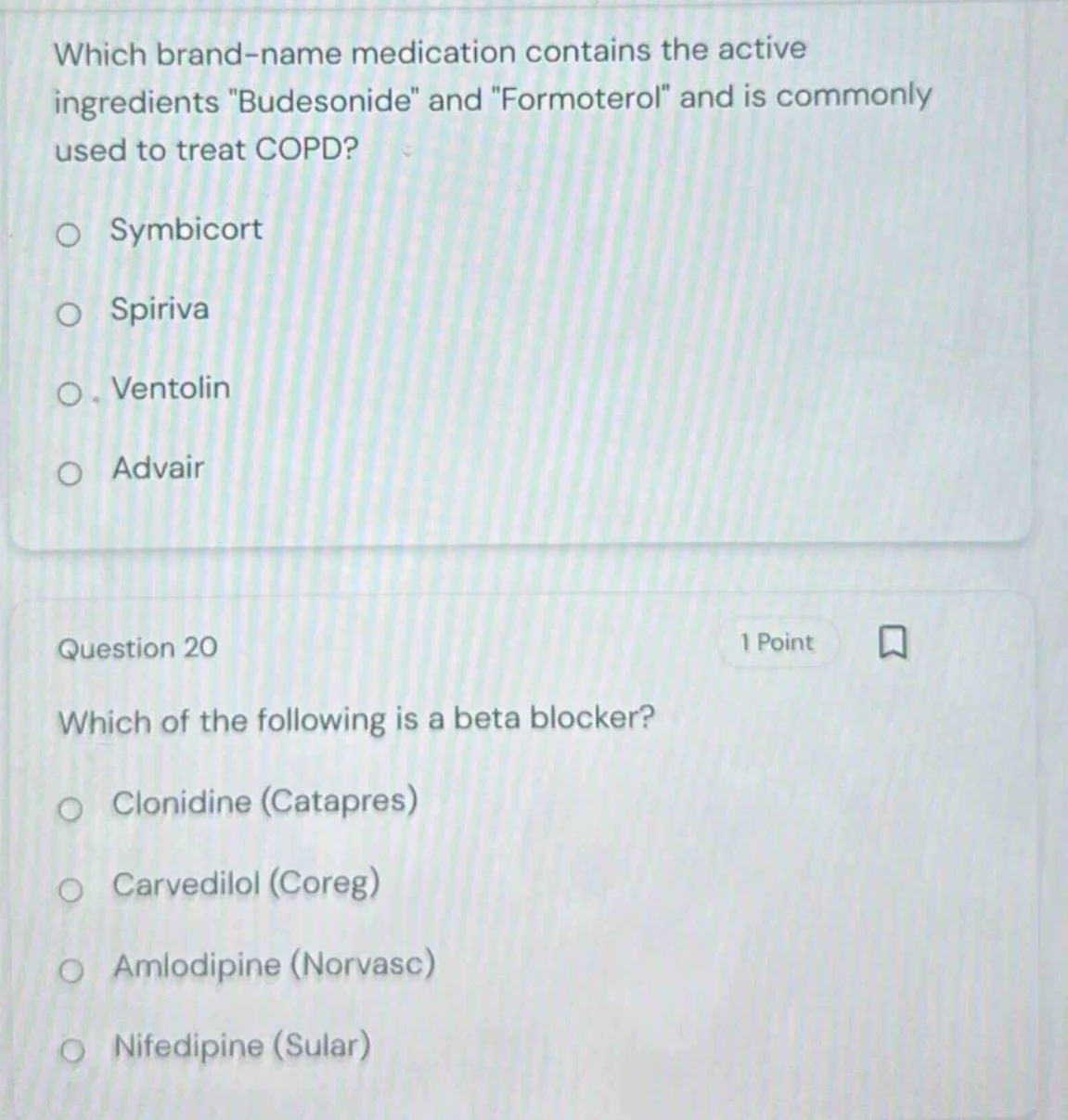 which brand-name medication contains the active ingredients \budesonide…