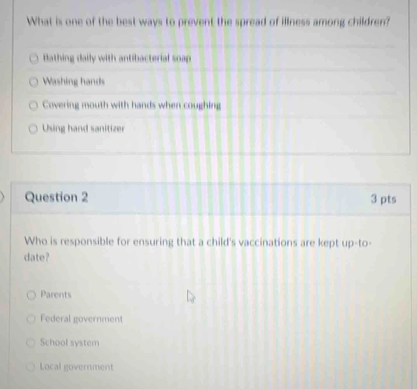 what is one of the best ways to prevent the spread of illness among chi…