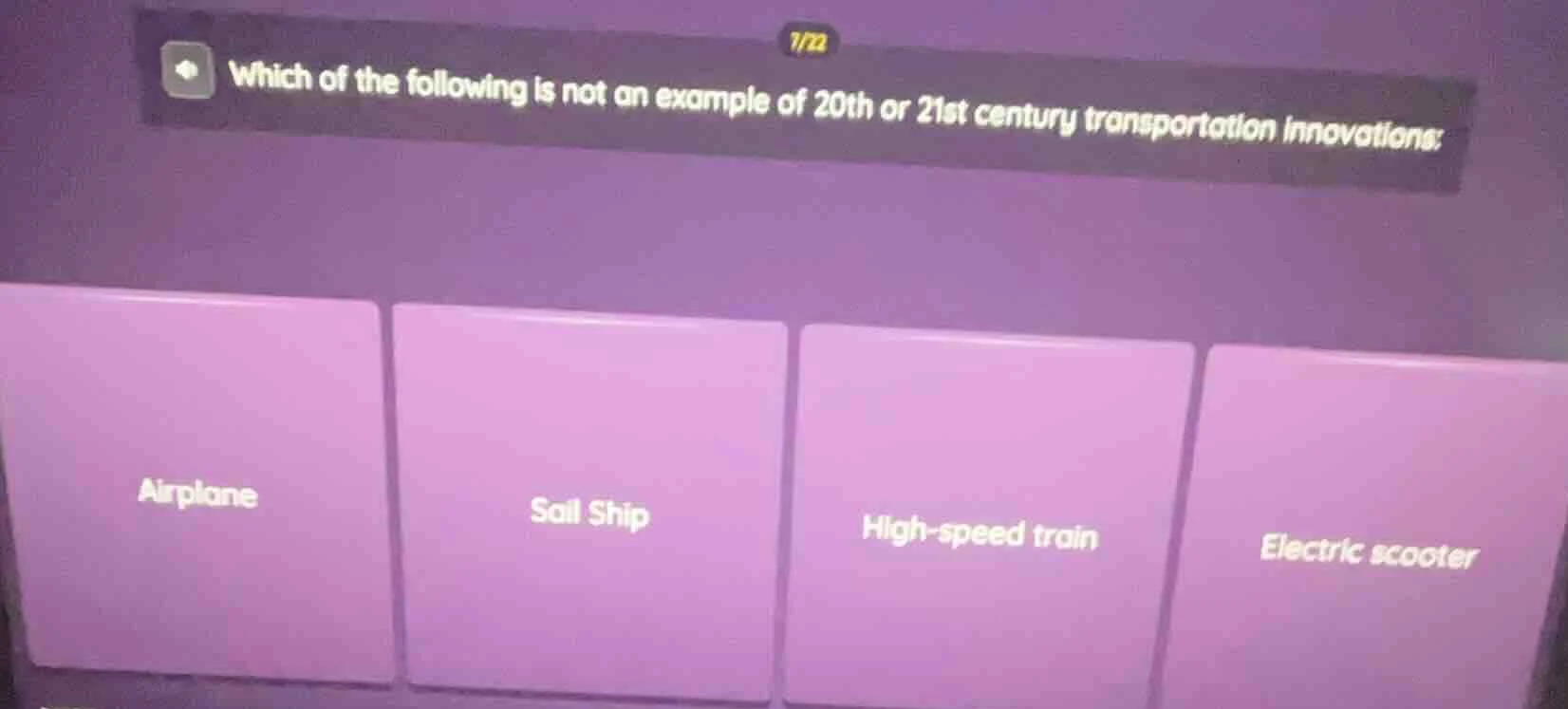 7/22 which of the following is not an example of 20th or 21st century t…