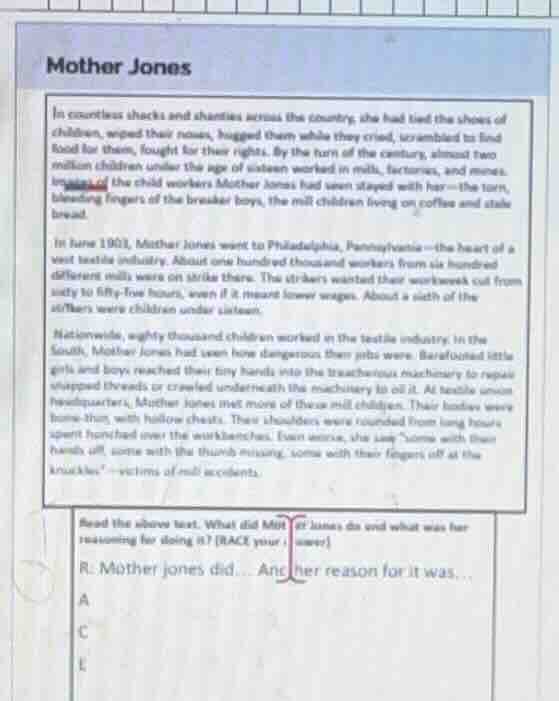 mother jones in countless shacks and shanties across the country, she h…