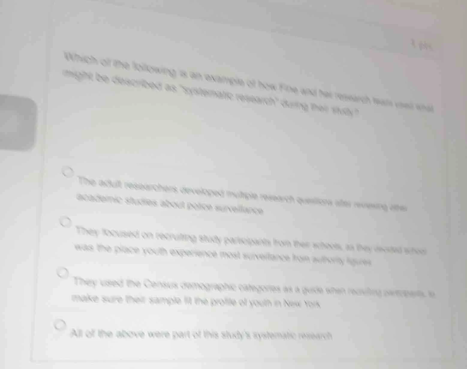 which of the following is an example of how fina and her research team …