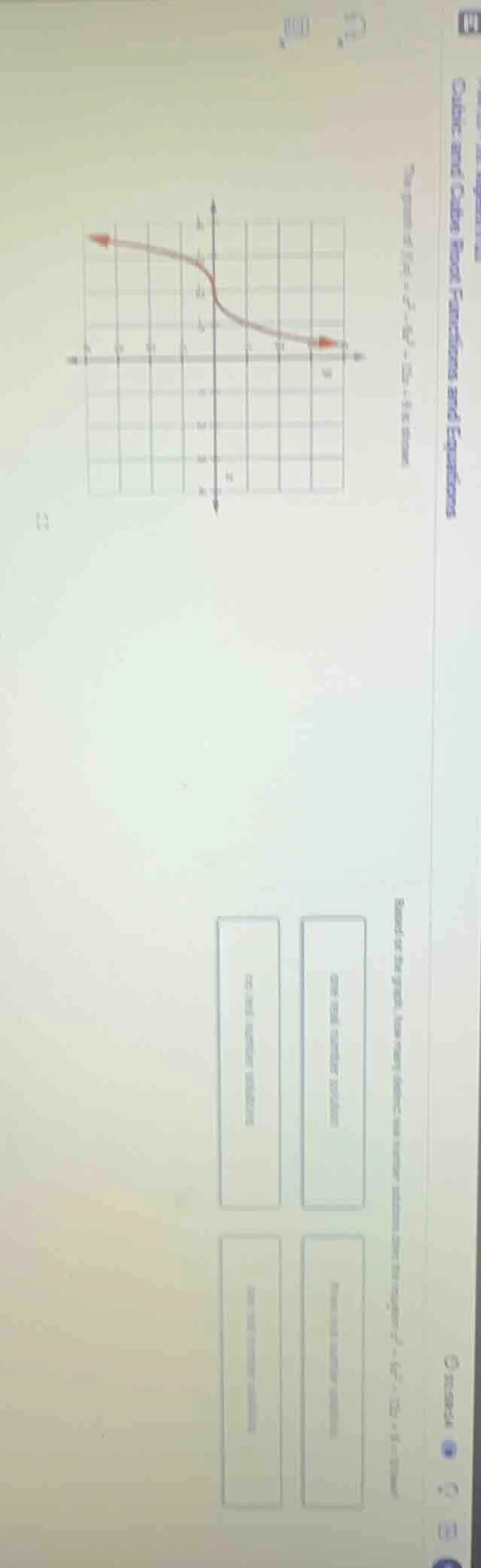 cubic and cube root functions and equations the graph of $f(x)=x^3 - 6x…