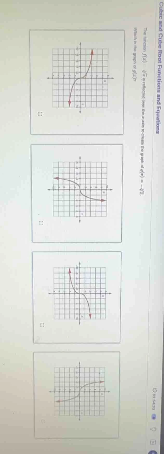 cubic and cube root functions and equations the function $f(x) = \\sqrt…