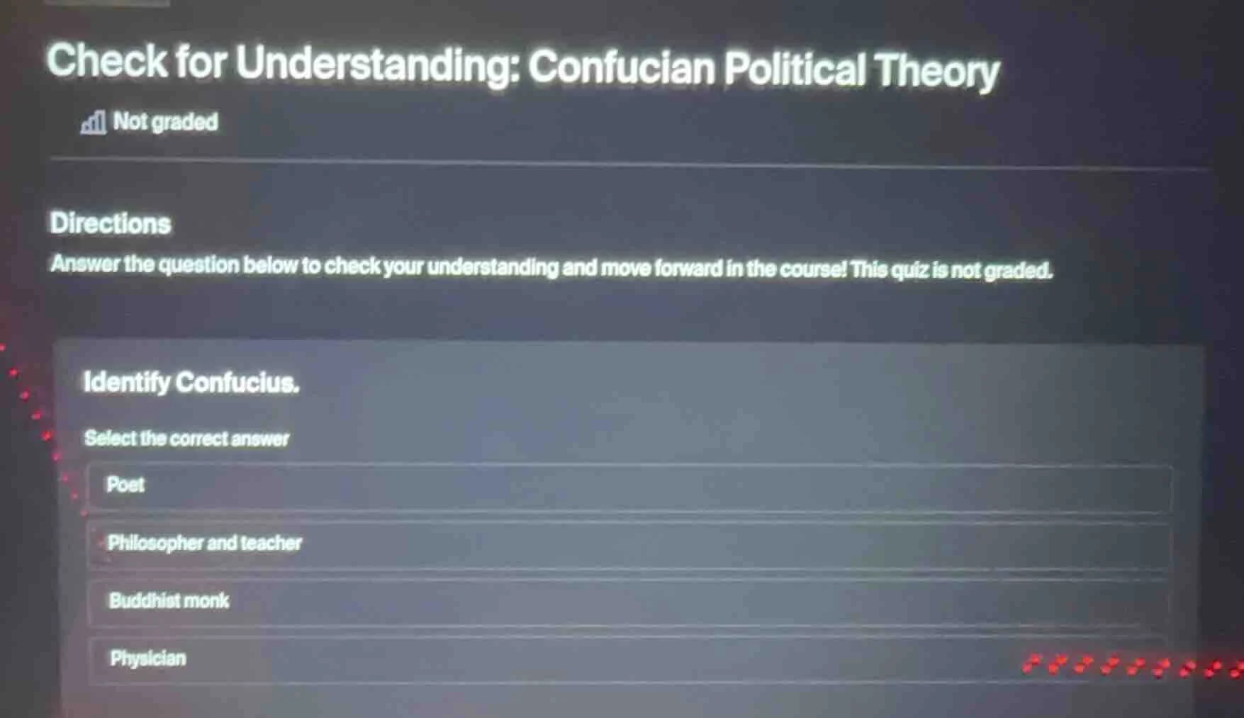 check for understanding: confucian political theorynot gradeddirections…