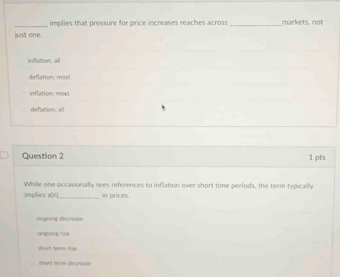 _______ implies that pressure for price increases reaches across ______…