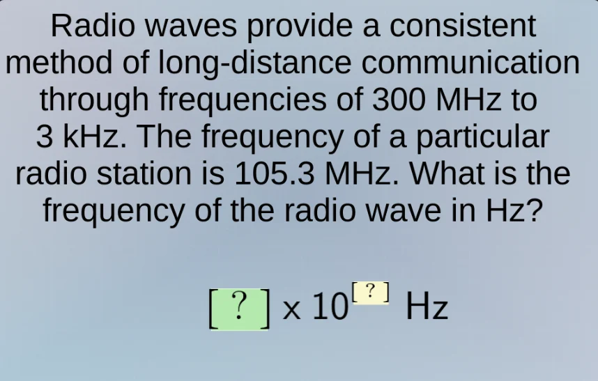 radio waves provide a consistent method of long-distance communication …
