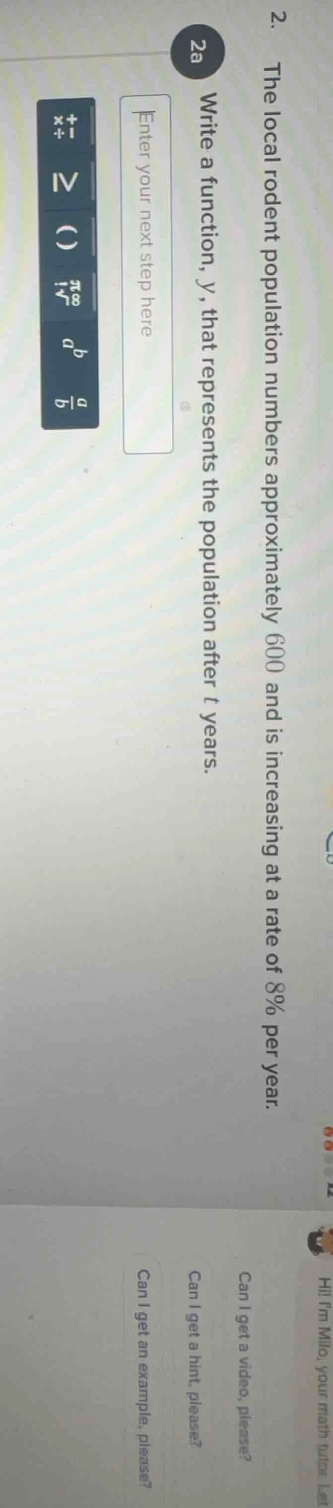 2. the local rodent population numbers approximately 600 and is increas…