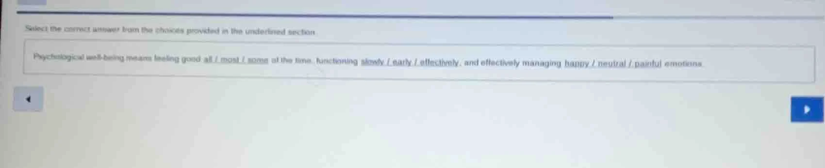 select the correct answer from the choices provided in the underlined s…