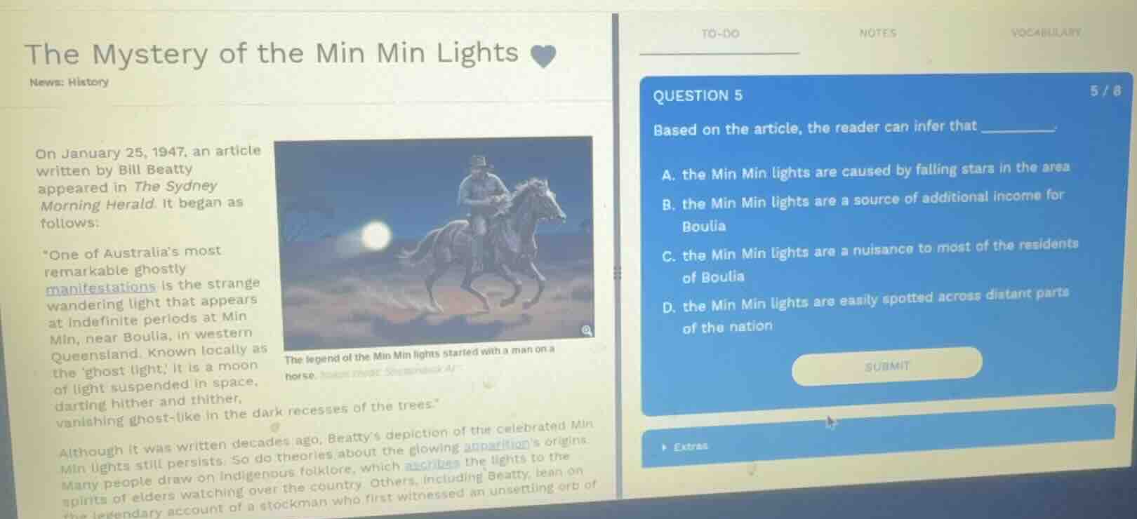 the mystery of the min min lights ❤️ news: history on january 25, 1947,…