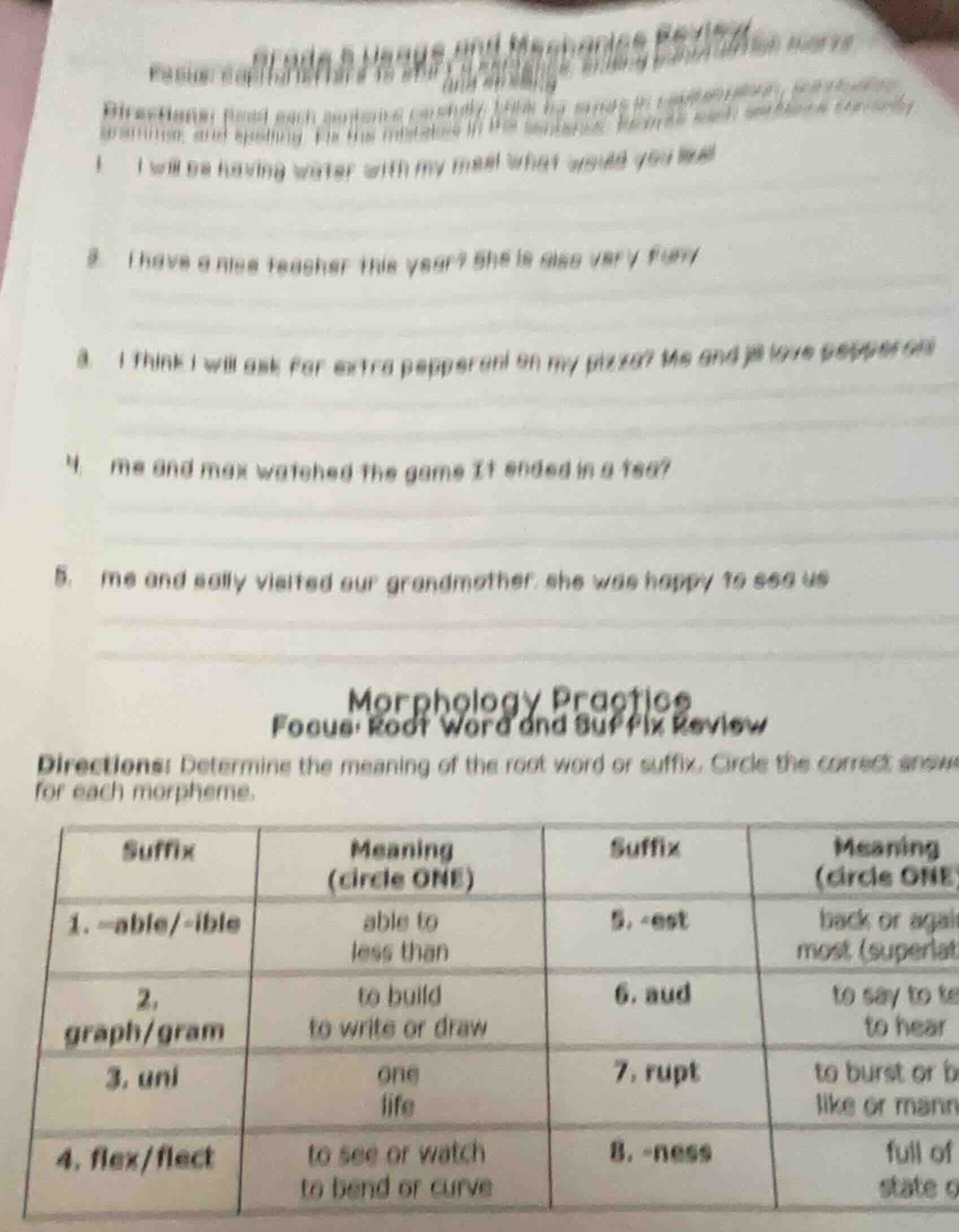 grade 3 language and mechanics reviewpractice capital letters to edit s…