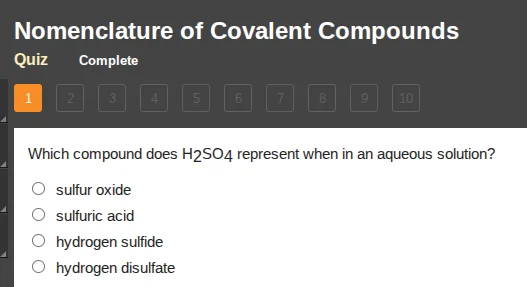nomenclature of covalent compounds quiz complete 1 2 3 4 5 6 7 8 9 10 w…