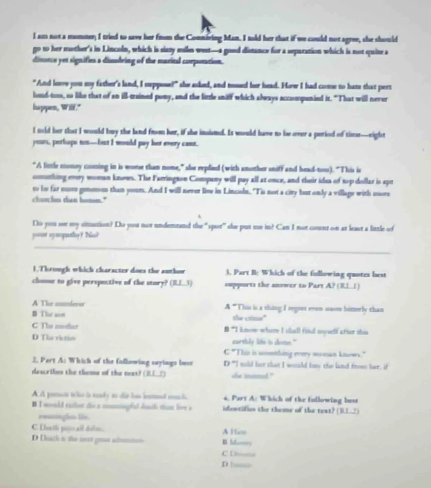 i am not a murderer, i tried to save her from the considering man. i to…