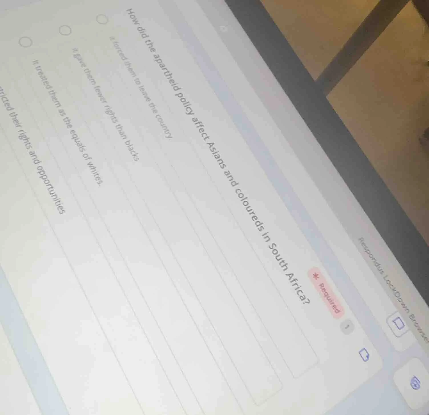 how did the apartheid policy affect asians and coloureds in south afric…