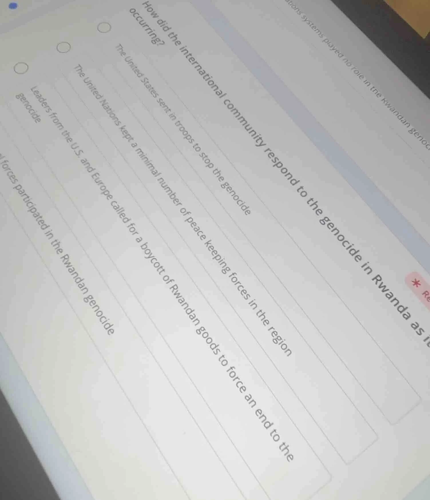 how did the international community respond to the genocide in rwanda a…