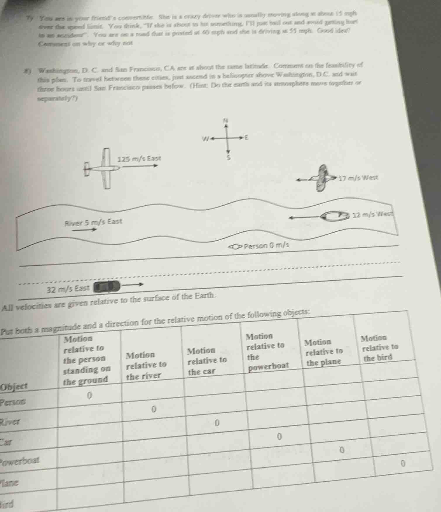 7) you are in your friends convertible. she is a crazy driver who is us…