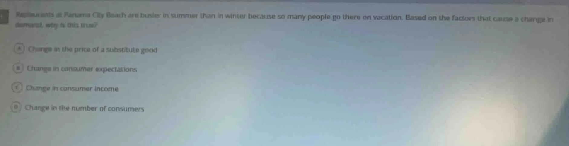 restaurants at panama city beach are busier in summer than in winter be…