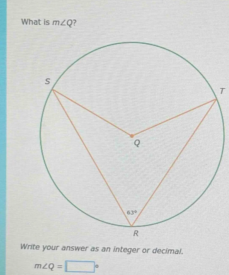 what is $m\\angle q$? write your answer as an integer or decimal. $m\\a…