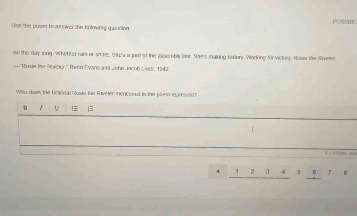 use the poem to answer the following question. all the day long, whethe…