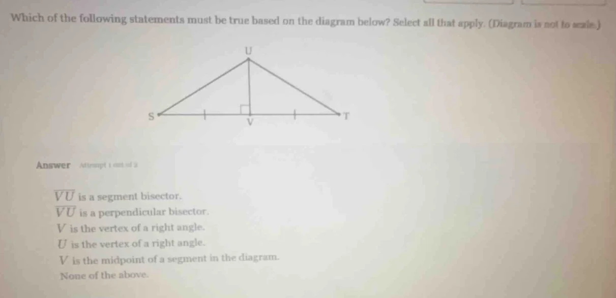 which of the following statements must be true based on the diagram bel…