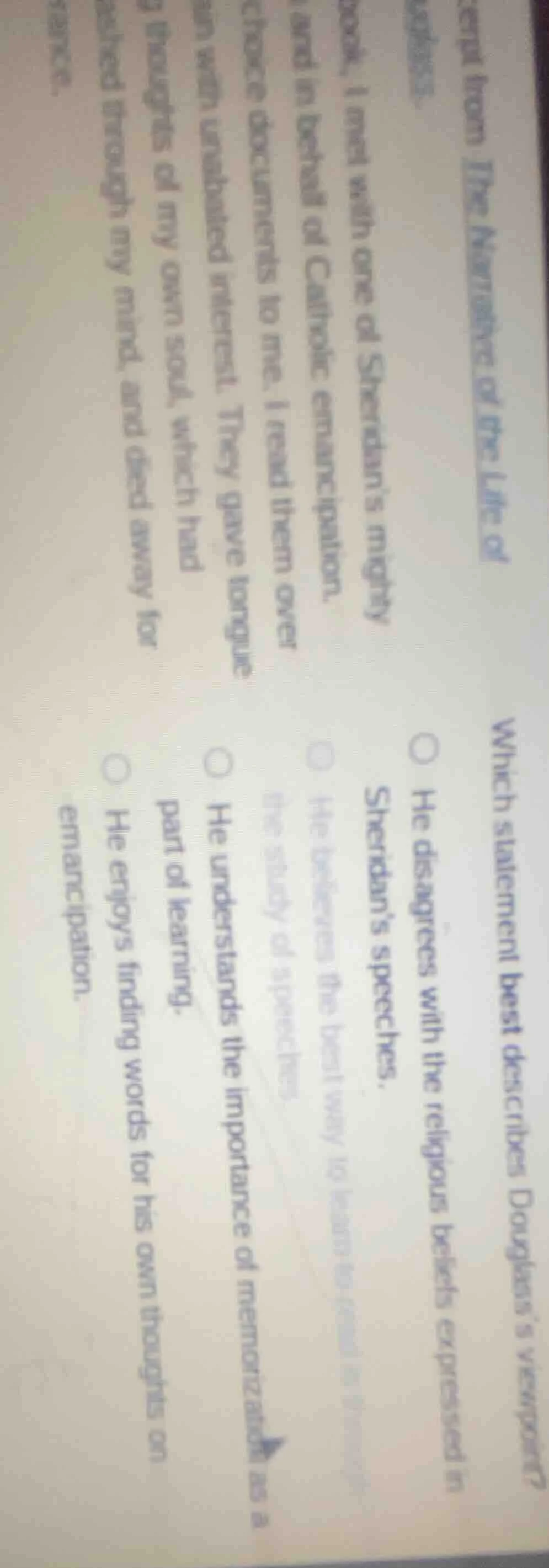 excerpt from the narrative of the life of book, i met with one of sheri…