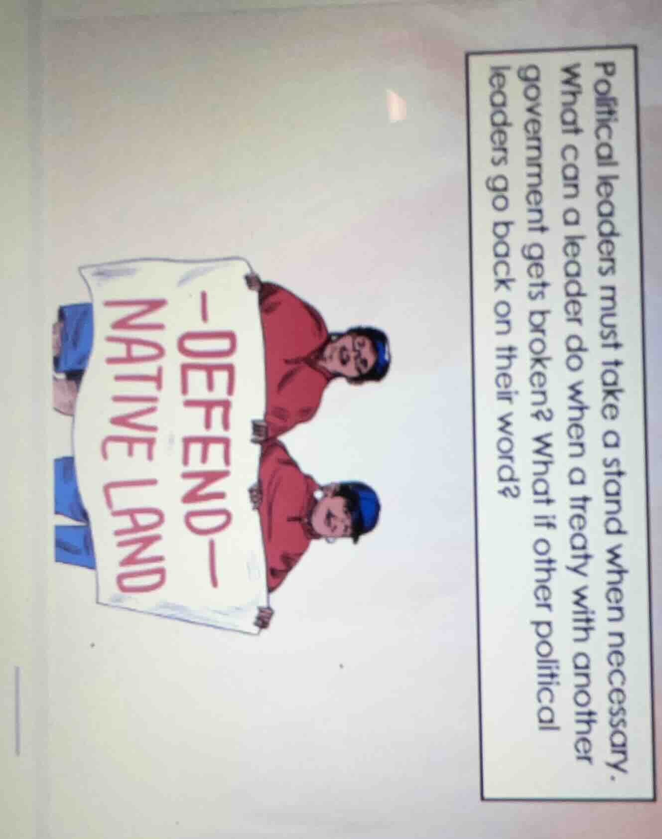 political leaders must take a stand when necessary. what can a leader d…